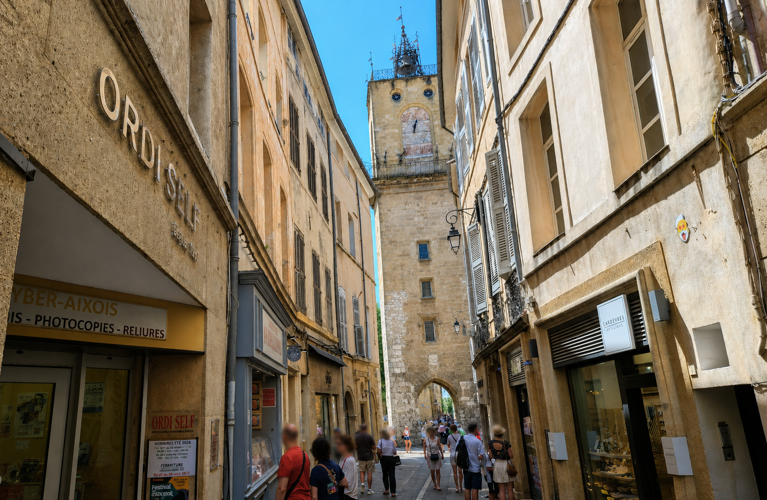 Vue de début de la Rue Gaston de Saporta - Générée avec IA
